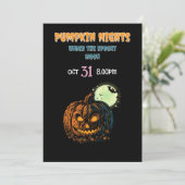 Pumpkin with Full Moon &  Halloween 招待状 (スタンド正面)
