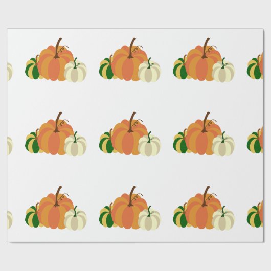 Pumpkin wrapping paper ラッピングペーパー (フラット)