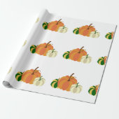 Pumpkin wrapping paper ラッピングペーパー (アンロールド)