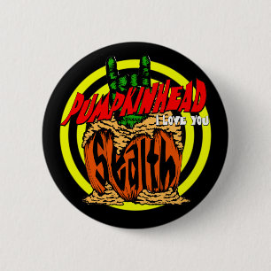 Pumpkinheadのゾンビの石ボタン 缶バッジ
