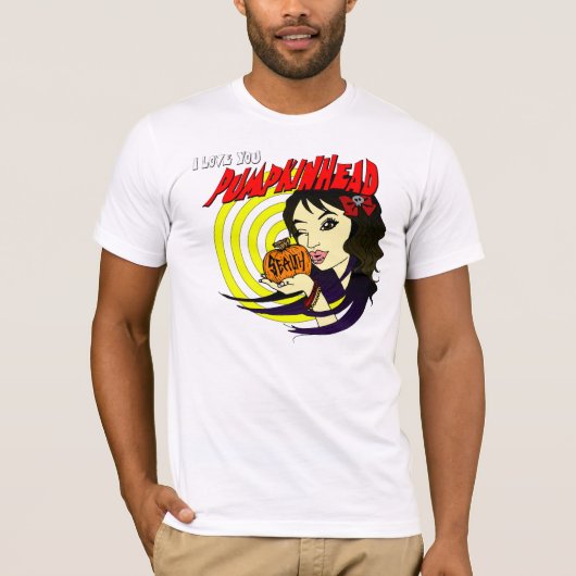 Pumpkinhead Arielleの男性ティー Tシャツ (正面)