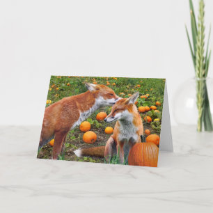 "Pumpkinpatch"は挨拶状を孤色に変色させます カード