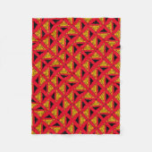 Pumpkins and Bats Halloween  フリースブランケット (正面)