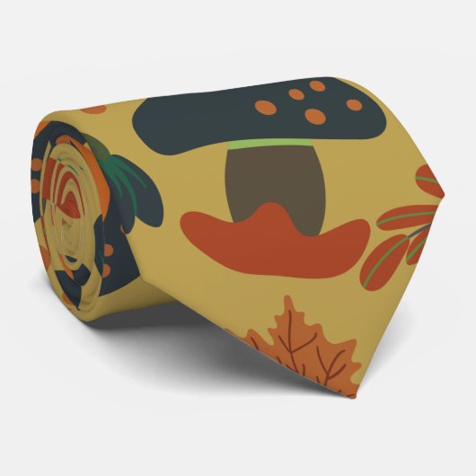 Pumpkins and carrots seamless pattern ネクタイ (ロール)
