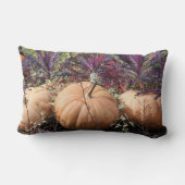 Pumpkins And Fall Plants   ランバークッション (裏面)