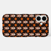 Pumpkins and Skeleton Gingerbread Halloween Design Case-Mate iPhoneケース (裏面 (横))