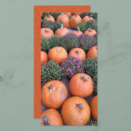 Pumpkins at the Market Card カード