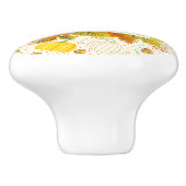 Pumpkins Autumn Fall Harvest Pattern セラミックノブ (側面)