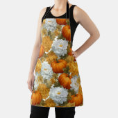 Pumpkins & Chrysanthemums Fall Design エプロン (インサイチュ)