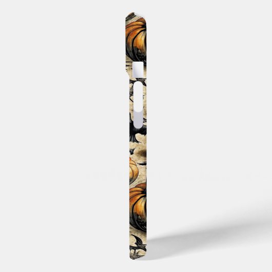 Pumpkins, Crows, and Bats Halloween Pattern (2) Case-Mate iPhoneケース (裏面 / 左)