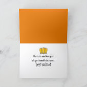 Pumpkins In a Bar Halloween Birthday Humor カード (内部)