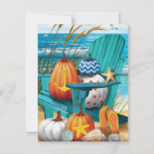 Pumpkins on the Beach Flat Card (正面)