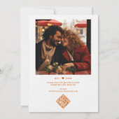 Pumpkins & Prosecco Elegant Fall Bridal Shower 招待状 (裏面)