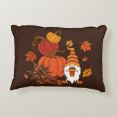 Pumpkins, star anise, cinnamon sticks, autumn leav アクセントクッション (裏面)