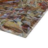 Pumpkins Thanksgiving Art Glass Cutting Board カッティングボード (角)