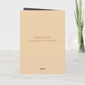 PUMPKINS THANKSGIVING CARD FOR ANYONE サンキューカード (裏面)