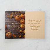 PUMPKINS THANKSGIVING CARD FOR ANYONE サンキューカード (内部)