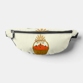 🍂 **Pumpkins & Wheat Basket Fanny Pack ファニーパック (レイダウン)
