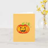 Pumpkint カード (黄色い花)