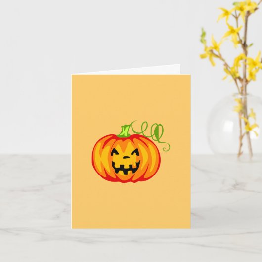 Pumpkint カード (黄色い花)