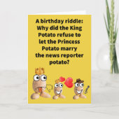 Punコメンテおもしろいータハッピーバースデー カード (正面)