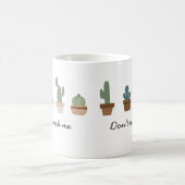 Pun CactusをTouchしないポット コーヒーマグカップ (中央)