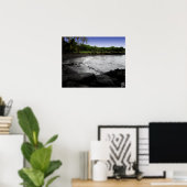 Punalu'u Black Sand Beach Poster ポスター (ホームオフィス)