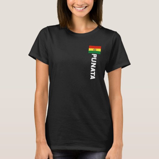 Punata Bolivia Flag Country Bolivian Tシャツ (正面)