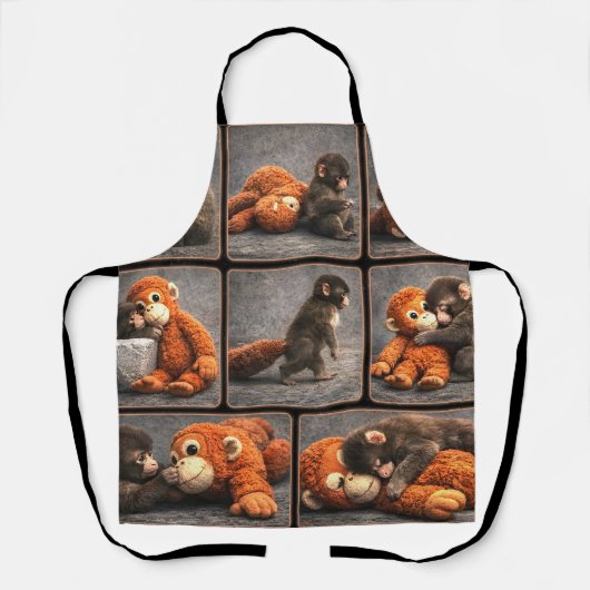 Punch Baby Monkey エプロン (正面)