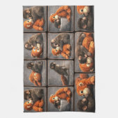 Punch Baby Monkey キッチンタオル (縦)