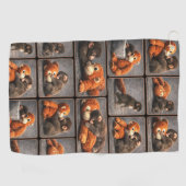 Punch Baby Monkey ゴルフタオル (横)