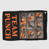 Punch Baby Monkey ゴルフタオル (横)