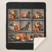 Punch Baby Monkey シェルパブランケット (正面)