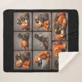 Punch Baby Monkey シェルパブランケット (正面(横))