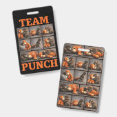 Punch Baby Monkey バッジ (正面＆裏面)