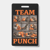 Punch Baby Monkey バッジ (正面)