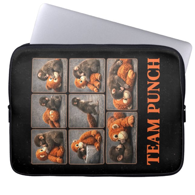 Punch Baby Monkey ラップトップスリーブ (正面)