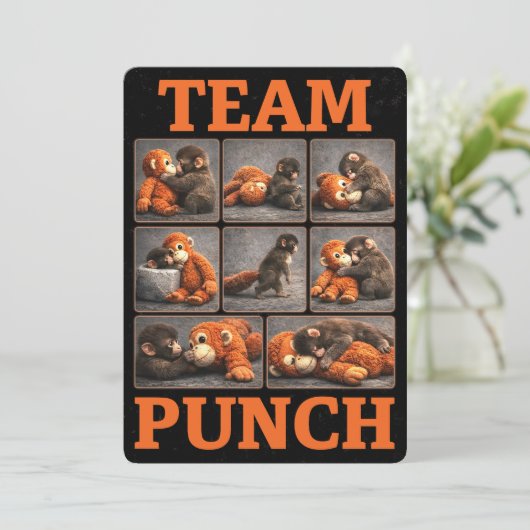 Punch Baby Monkey 招待状 (スタンド正面)