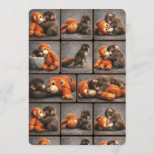 Punch Baby Monkey 招待状 (裏面)