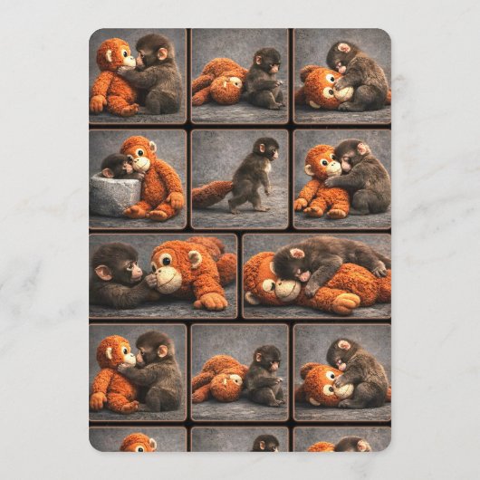 Punch Baby Monkey 招待状 (裏面)