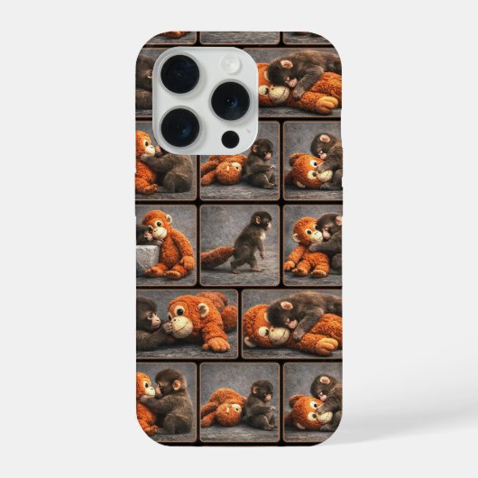 Punch Baby Monkey iPhoneケース (裏面)