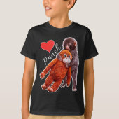 Punch baby monkey meme  tシャツ (正面)