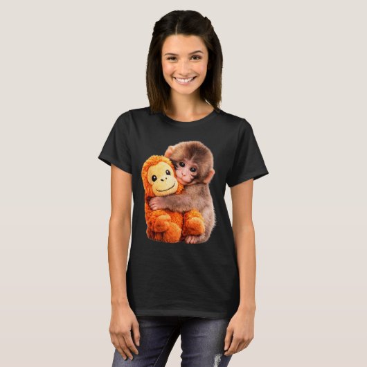Punch baby monkey  tシャツ (正面フル)