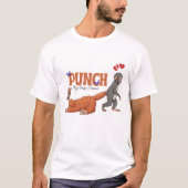 ‏Punch‑kun & Plush Monkey – Kawaii for Kids Tシャツ (正面)