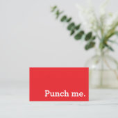 Punch Me Simple Dark Loyalty Coffee Punch-Card ロイヤリティカード (スタンド正面)