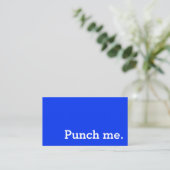 Punch Me Simple Dark Loyalty Coffee Punch-Card ロイヤリティカード (スタンド正面)