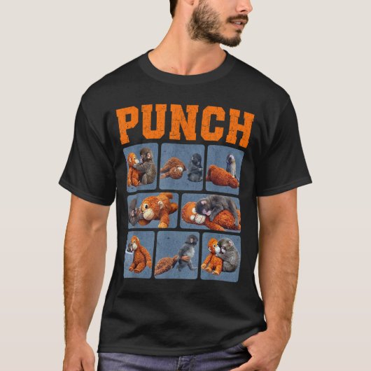 Punch monkey  tシャツ (正面)