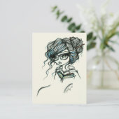 Punch of Color Girls Bookファンタジー絵葉書 ポストカード (スタンド正面)