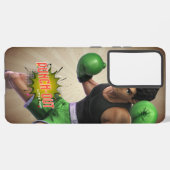 Punch Out (ボクシングスポーツ) | Samsung Galaxyケース (裏面横)