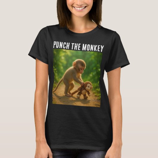 Punch the Monkey Solidarity T-Shirt Tシャツ (正面)